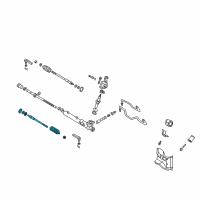 OEM 2001 Infiniti I30 Socket Kit Tie Rod Inner Diagram - 48521-5Y085