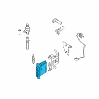 OEM 2008 Ford E-150 Engine Control Module Diagram - 6C2Z12A650JRM