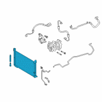 OEM Lexus LS500 CONDENSER Assembly, Supp Diagram - 884A0-50040