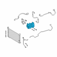 OEM 2020 Lexus LS500 Compressor Assy, W/Pulley Diagram - 88310-50230