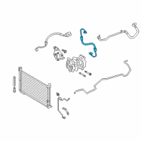 OEM 2022 Lexus LC500h Hose Sub-Assembly, SUCTI Diagram - 88704-11020