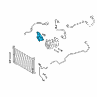 OEM 2018 Lexus LS500h Compressor Assembly, W/M Diagram - 88370-50040