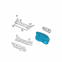 OEM Honda Pilot Insulator, Dashboard Diagram - 74260-SZA-A00