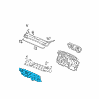 OEM 2014 Honda Pilot Dashboard (Lower) Diagram - 61500-SZA-A02ZZ