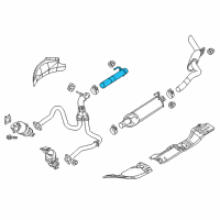 OEM Ram 1500 Classic Exhaust Extension Pipe Diagram - 68092186AA