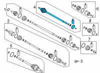 OEM 2021 Kia Niro EV Joint & Shaft Kit-Fr Diagram - 49525Q4000