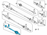 OEM 2021 Kia Niro EV Joint & Shaft Kit-Fr Diagram - 49526Q4000