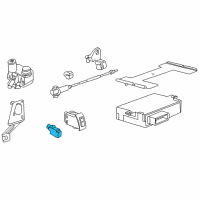 OEM 1997 BMW 528i Stop Light Switch Diagram - 61-31-8-360-854