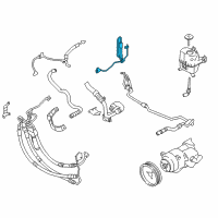 OEM 2014 BMW ActiveHybrid 7 Dynamic Drive 2Nd Part Expansion Hose Diagram - 32-41-6-795-131