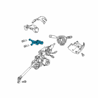 OEM Jeep Compass Cylinder-Ignition Lock Diagram - 68312197AA