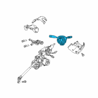 OEM 2015 Jeep Renegade Steering Column Control Module Clock Spring Diagram - 6UW42LXHAA