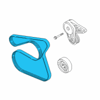 OEM Ford Fusion Serpentine Belt Diagram - DS7Z-8620-B
