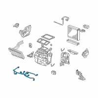 OEM 2010 Honda Civic Sub-Harness, Air Conditioner Diagram - 80650-SNA-A01