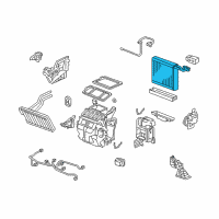 OEM 2010 Honda Civic Evaporator Diagram - 80211-SVA-A01