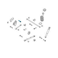 OEM Nissan Bolt Diagram - 54368-0W01B