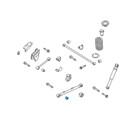 OEM 2003 Infiniti QX4 Bush - Rear Spring Diagram - 55045-1W201