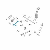 OEM 2002 Infiniti QX4 Transverse Link Complete, Rear Right Upper Diagram - 55120-2W100