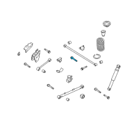 OEM Nissan Bolt Diagram - 54368-0W02A