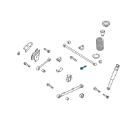 OEM Nissan Bolt-Link, Rear Suspension Diagram - 55080-0W02B