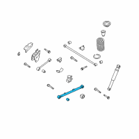 OEM 2002 Infiniti QX4 Link Assembly-Lower, Rear Suspension Diagram - 55111-3W710