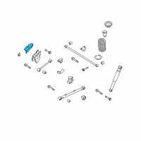 OEM 2003 Infiniti QX4 Bracket-Upper Link, Rear RH Diagram - 55446-0W000