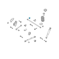 OEM 2000 Nissan Pathfinder Bush-Panhard Rod Diagram - 55135-0W000