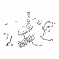 OEM 2000 Nissan Pathfinder Fuel Pump Assembly Diagram - A7042-1W700