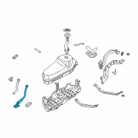 OEM 2000 Infiniti QX4 Fuel Pump Assembly Diagram - A7042-1W700