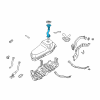 OEM Infiniti Sender Unit Fuel Gauge Diagram - 25060-1W610