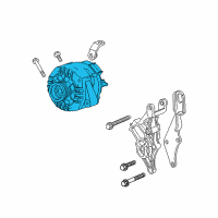 OEM Pontiac Alternator Diagram - 25808702