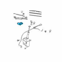 OEM Scion tC Front Motor Diagram - 85110-21080