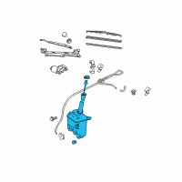 OEM 2008 Scion tC Washer Reservoir Diagram - 85315-21020