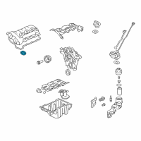 OEM 2017 Cadillac ATS Valve Cover Seal Diagram - 12607600