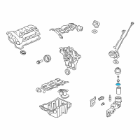 OEM Chevrolet Filter Cover Seal Diagram - 12577653