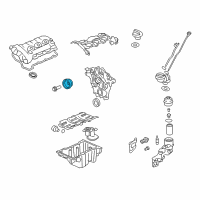 OEM 2011 Chevrolet Camaro Vibration Damper Diagram - 12615141