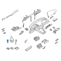 OEM BMW 325Ci Gear Shift Knob/5 Speed Diagram - 25-11-7-500-299