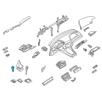 OEM 2004 BMW Z4 Gear Shift Knob/5 Speed Diagram - 25-11-7-500-299