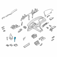 OEM BMW 323i Selector-Lever Grip, Leather Diagram - 25-16-7-533-347