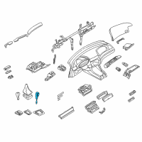 OEM BMW 323Ci Selector-Lever Grip, Leather Diagram - 25-16-7-533-347