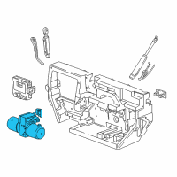 OEM 2021 Chevrolet Camaro Hydraulic Unit Diagram - 84550864