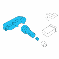 OEM Hyundai Tucson Tire Pressure Sensor Diagram - 52933-2S510