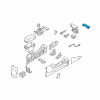 OEM Hyundai Tucson Switch Assembly-Console Diagram - 93310-2S100-TAP