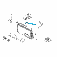 OEM 2001 Chrysler Concorde Hose-Radiator Inlet Diagram - 4767165