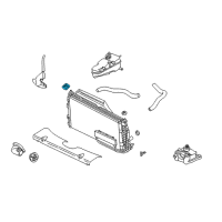 OEM 1999 Chrysler 300M ISOLATOR-Cooling Module Mounting Diagram - 4596269AA