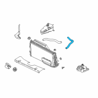 OEM 1998 Chrysler Concorde Hose-Radiator Outlet Diagram - 4767164AE