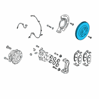 OEM 2021 Kia Telluride Pad U Diagram - 51712S9000