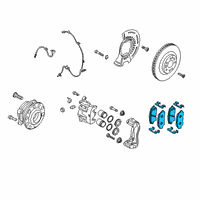 OEM 2020 Kia Telluride Pad U Diagram - 58101S9A00