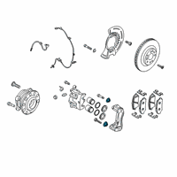 OEM 2019 Kia Sedona Boot-Guide Rod Diagram - 581644H000