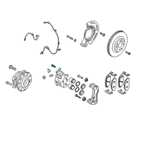 OEM 2018 Kia Sedona Bolt-Guide Rod Diagram - 581634D000
