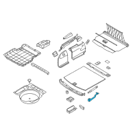 OEM BMW 535i xDrive Gas Pressurized Spring Bracket Diagram - 51-47-7-148-690